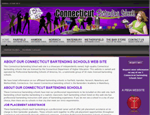 Tablet Screenshot of connecticutbartendingschool.com